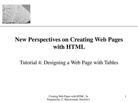 New Perspectives on Creating Web Pages with HTML Comprehensive Reader