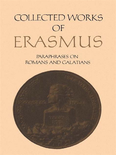 New Testament Scholarship Paraphrases on Romans and Galatians Collected Works of Erasmus Epub