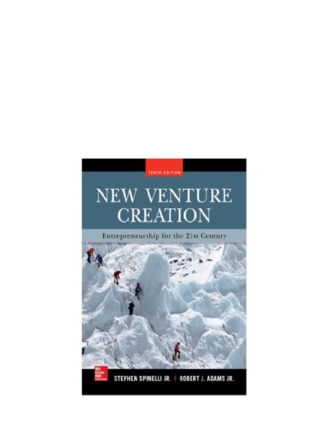 New Venture Creation: Entrepreneurship in the 21st Century Ebook Doc