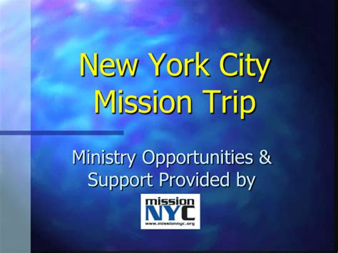 New York City Mission Monthly Reader