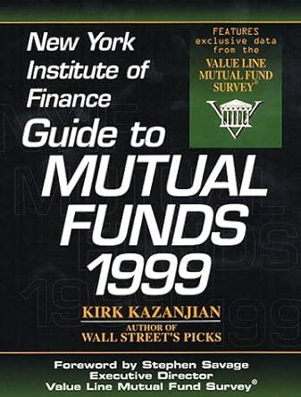 New York Institute of Finance Guide to Mutual Funds 1999 Epub