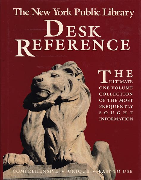 New York Public Library Desk Reference Kindle Editon