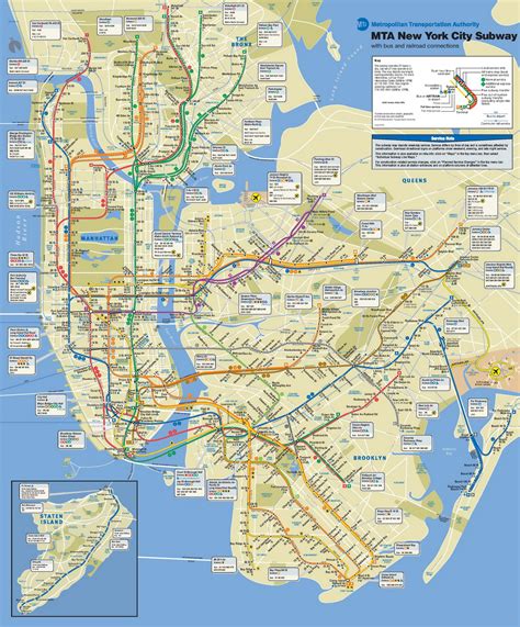 New York Subway Map Printable