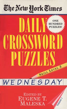 New York Times Daily Crossword Puzzles (Wednesday), Volume I PDF