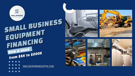 New and used equipment loans