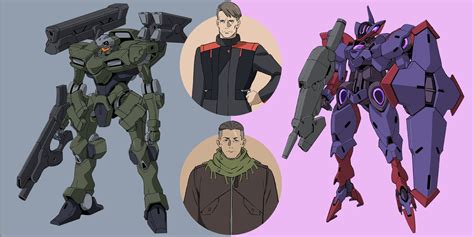 New characters and mobile suits: