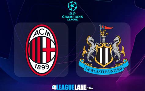 Newcastle vs AC Milan: Um confronto épico na Champions League (13/12/2023)