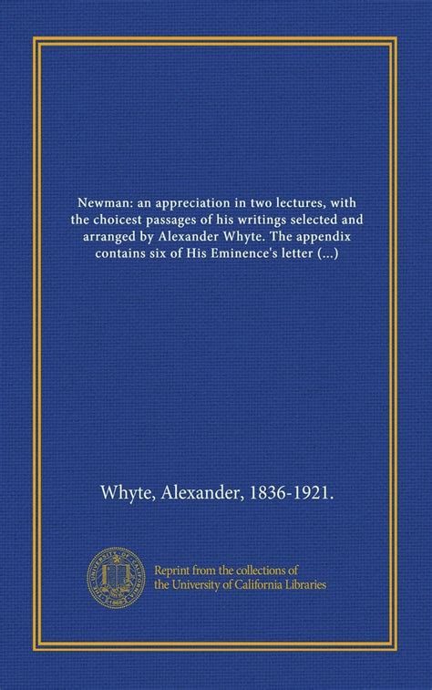 Newman An Appreciation in Two Lectures... Epub