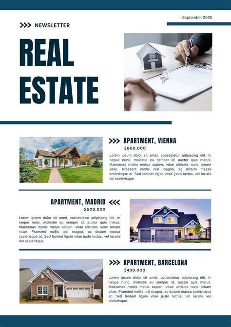 Newsletter Templates For Real Estate