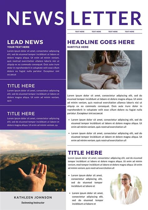 Newsletter Templates Ppt
