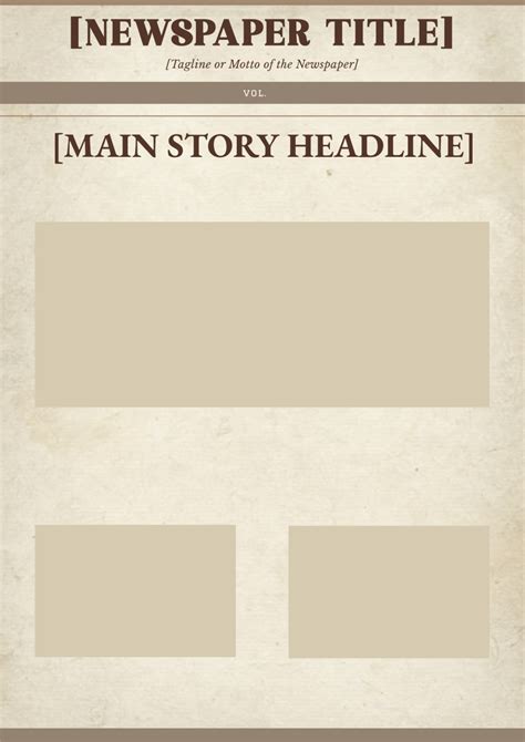 Newspaper Background Template