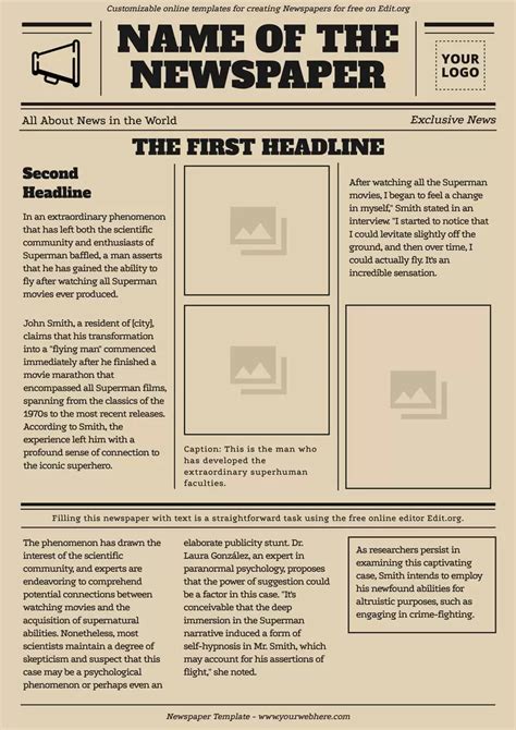 Newspaper Maker Template