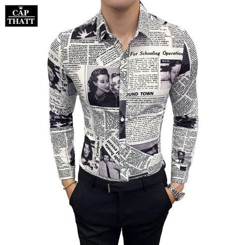 Newspaper Print Shirt: A Timeless Classic with a Modern Twist