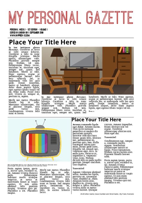 Newspaper Template Maker