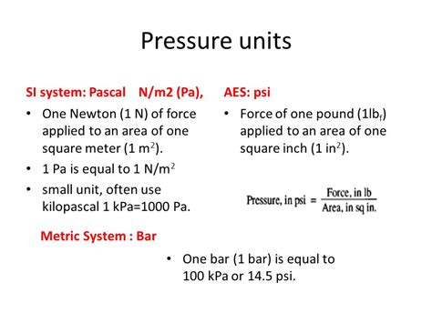 Newtons to Pa: Unraveling the Units of Pressure