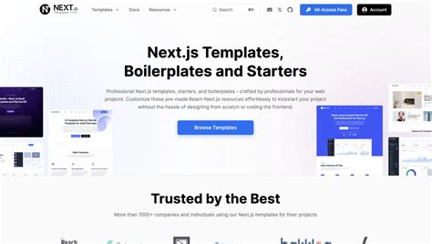 Next Js Free Templates
