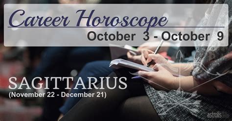 Next Week Sagittarius Career Horoscope
