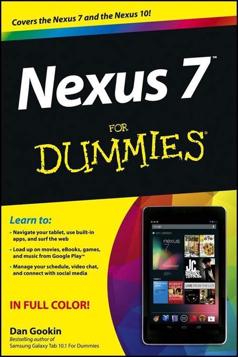 Nexus 7 for Dummies (Google Tablet) Epub