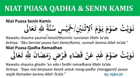 Niat Puasa Senin Kamis: Jalan Menuju Keberkahan dan Kesehatan