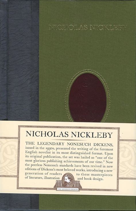 Nicholas Nickleby Nonesuch Dickens Kindle Editon