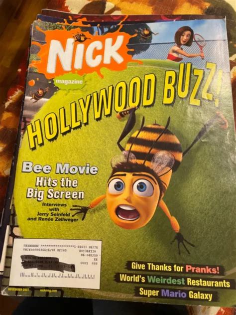 Nick Magazine November 2007 Bee Movie Blockbuster Giveaway PDF