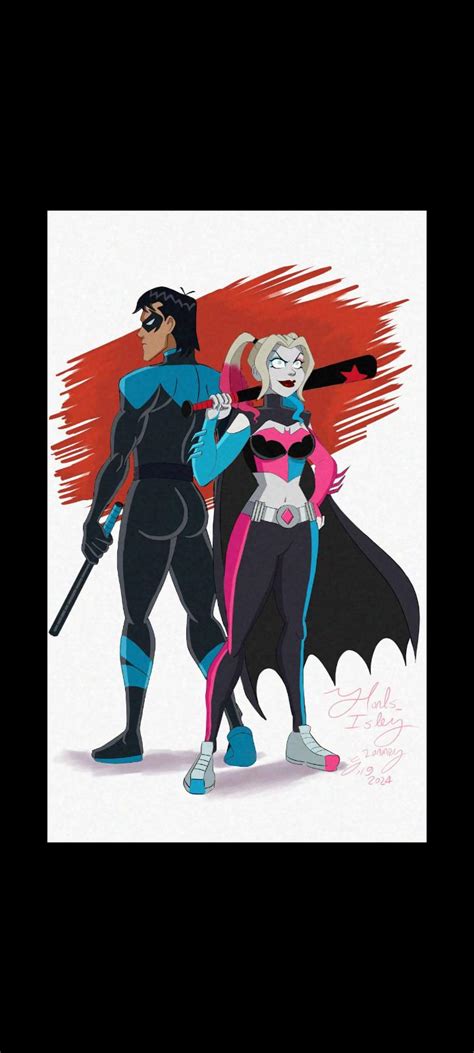 Nightwing and Harley Quinn: An Unlikely Alliance in the Shadows