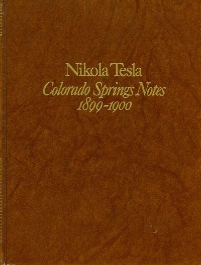 Nikola Tesla Colorado Springs Notes 1899-1900 Epub