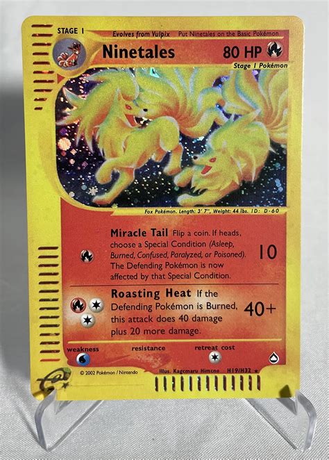 Ninetales Pokemon Card: Unleash the Mystical Kitsune's Power