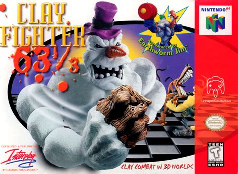 Nintendo 64 ClayFighter: A Classic Fighting Game for the Ages