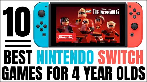 Nintendo Switch Games for 4 Year Olds: An Educational and Entertaining Journey