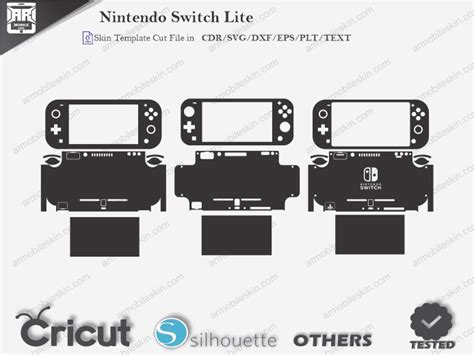 Nintendo Switch Lite Skin Template