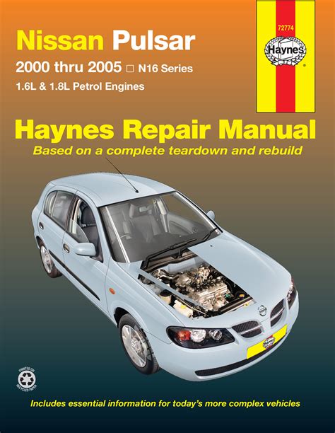 Nissan Pulsar N15 Haynes Repair Manual Bittorrent - Nissan Pulsar N15 Workshop Manual Ebook Doc
