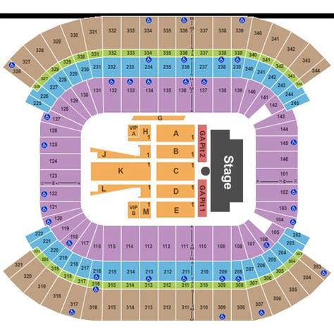 Nissan Stadium Cma Fest Seating Chart