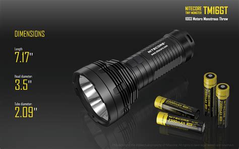 Nitecore TM16GT 10,000 Lumen Flashlight