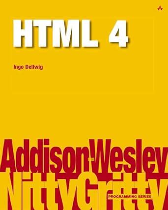 Nitty Gritty Html 4 Kindle Editon