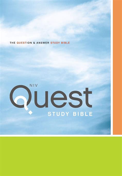 Niv Quest Study Bible The Question And Answer 2011 PDF