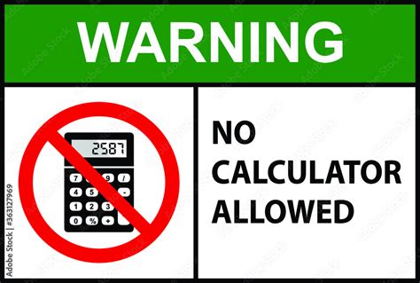 No Calculator: