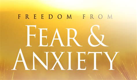 No More Fear 40 days to overcome worry Doc