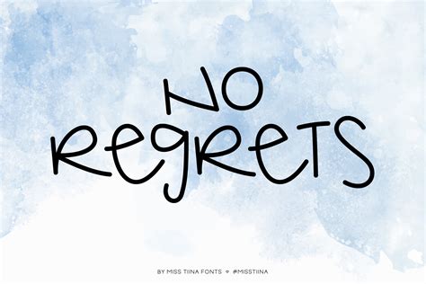 No Regrets PDF