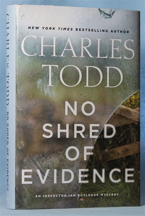No Shred of Evidence An Inspector Ian Rutledge Mystery Inspector Ian Rutledge Mysteries Kindle Editon