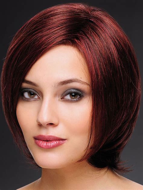 No-fuss 10" Chin Length Straight Red Bob Wigs VS No-Fuss.