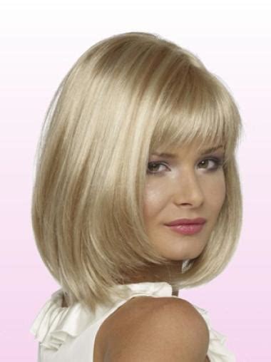 No-fuss Blonde Lace Front Chin Length Petite Wigs for 2025