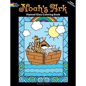 Noah s Ark Stained Glass Coloring Book Dover Stained Glass Coloring Book Reader