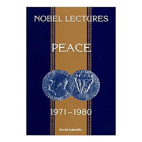 Nobel Lectures in Peace Kindle Editon