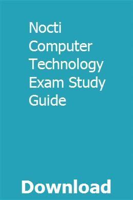 Nocti Computer Technology Exam Study Guide Ebook Reader