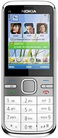 Nokia C5 00 WHITE Unlocked Phone Kindle Editon