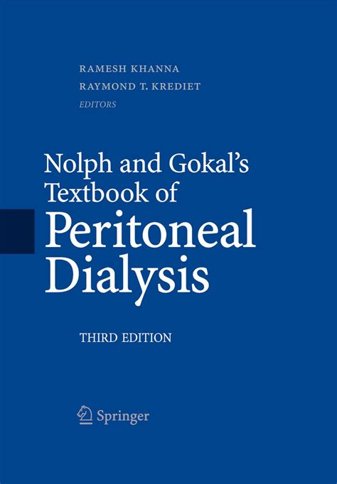 Nolph and Gokal's Textbook of Peritoneal Dialysis PDF