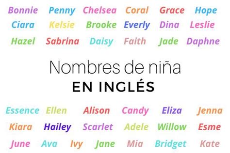 Nombres de Mujeres en Ingles