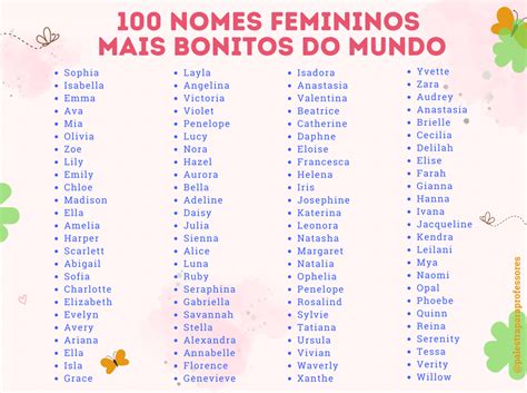 Nomes de Menina Bonitos: Encontre o Nome Perfeito para sua Pequena