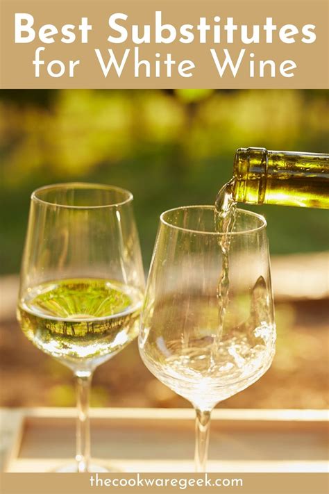 Non-Alcoholic Substitutes for Dry White Wine